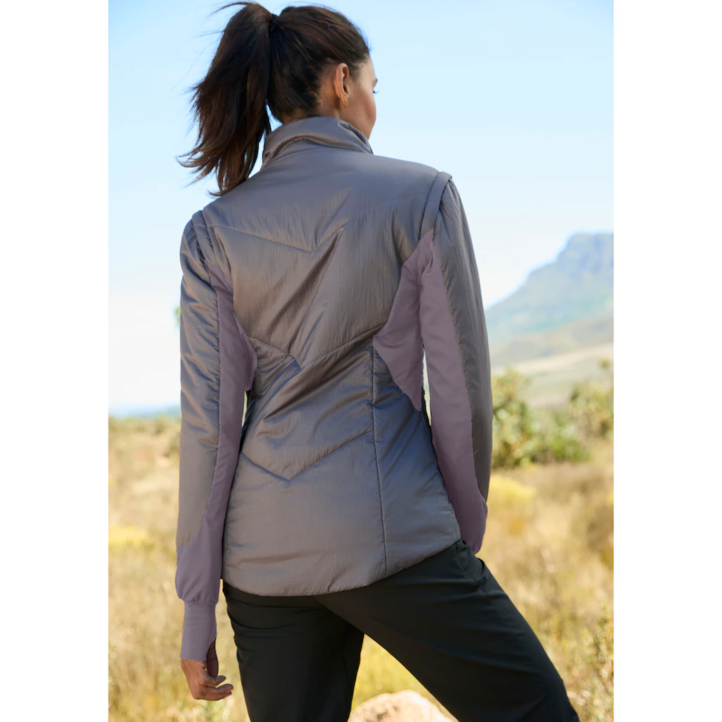 Vivance Active Allwetterjacke Ohne Kapuze Zwei Tragevarianten Mit Abnehmbaren Ärmel