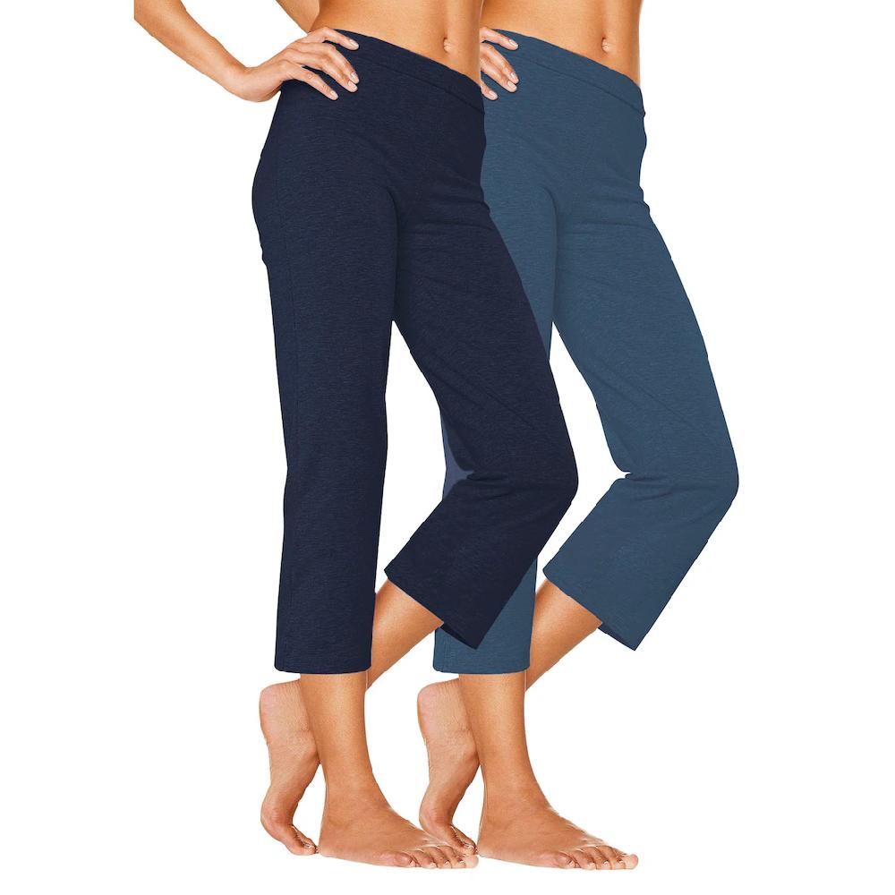 Vivance Active Caprihose (2er-Pack) Mit Gummibund Loungewear