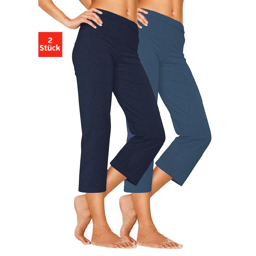 Vivance active Caprihose (2er-Pack) mit Gummibund Loungewear