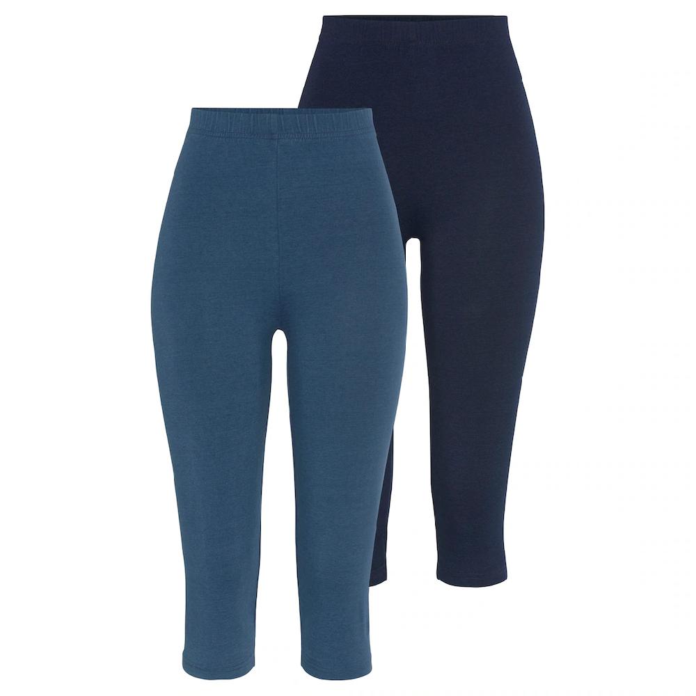 Vivance Active Caprileggings (2er-Pack) Mit Gummibund Loungewear