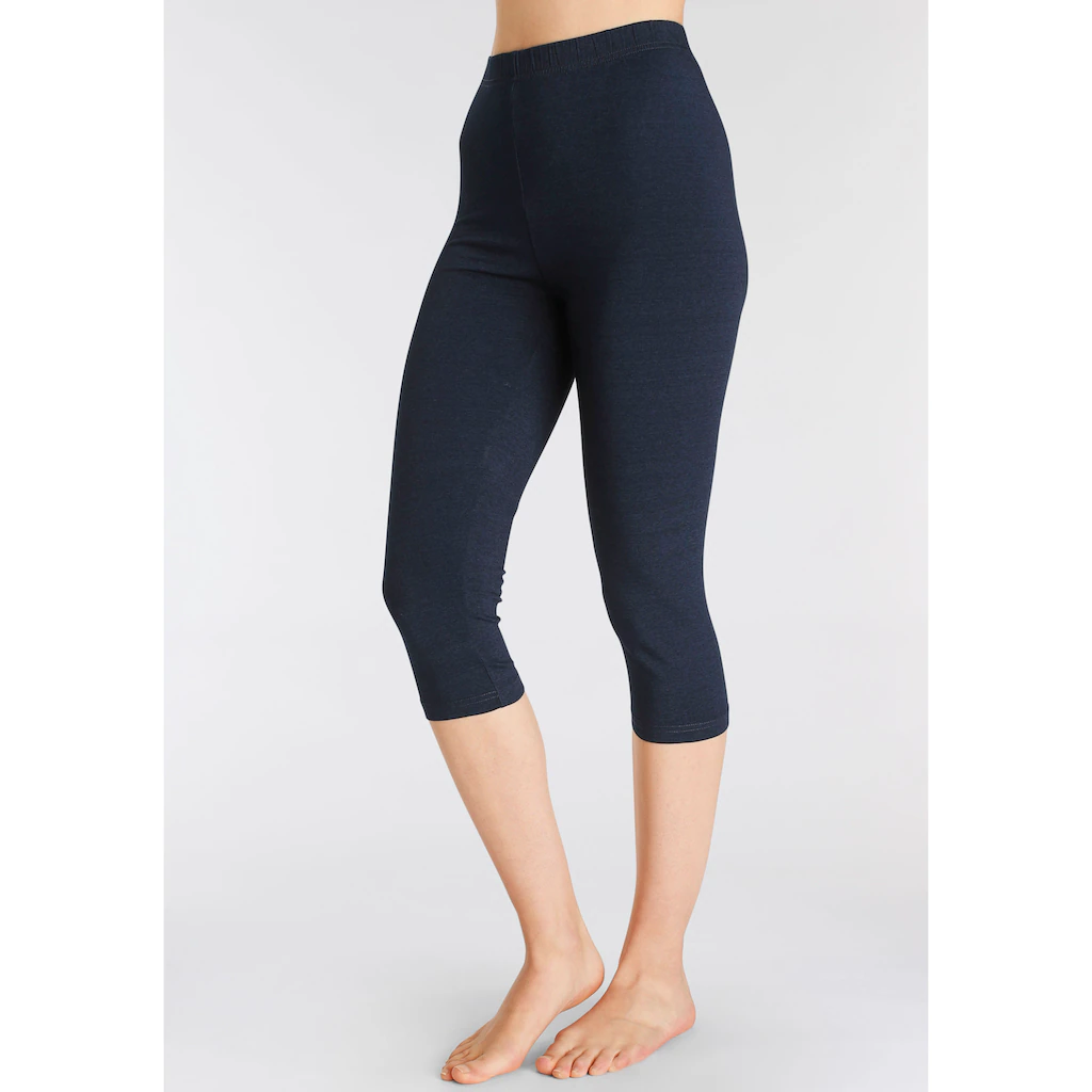 Vivance Active Caprileggings (2er-Pack) Mit Gummibund Loungewear