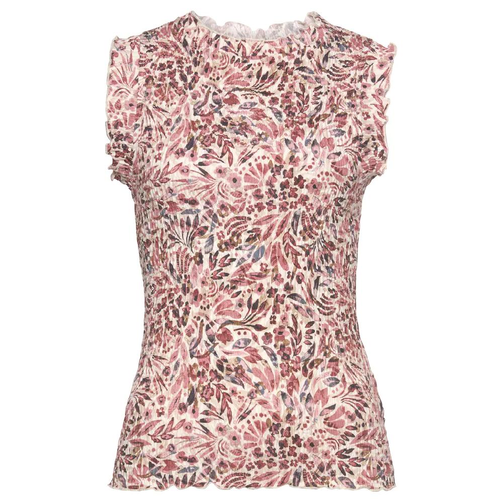 Vivance Blusentop Aus Gewebter Viskose Mit Rüschendetails Crêpe-Optik