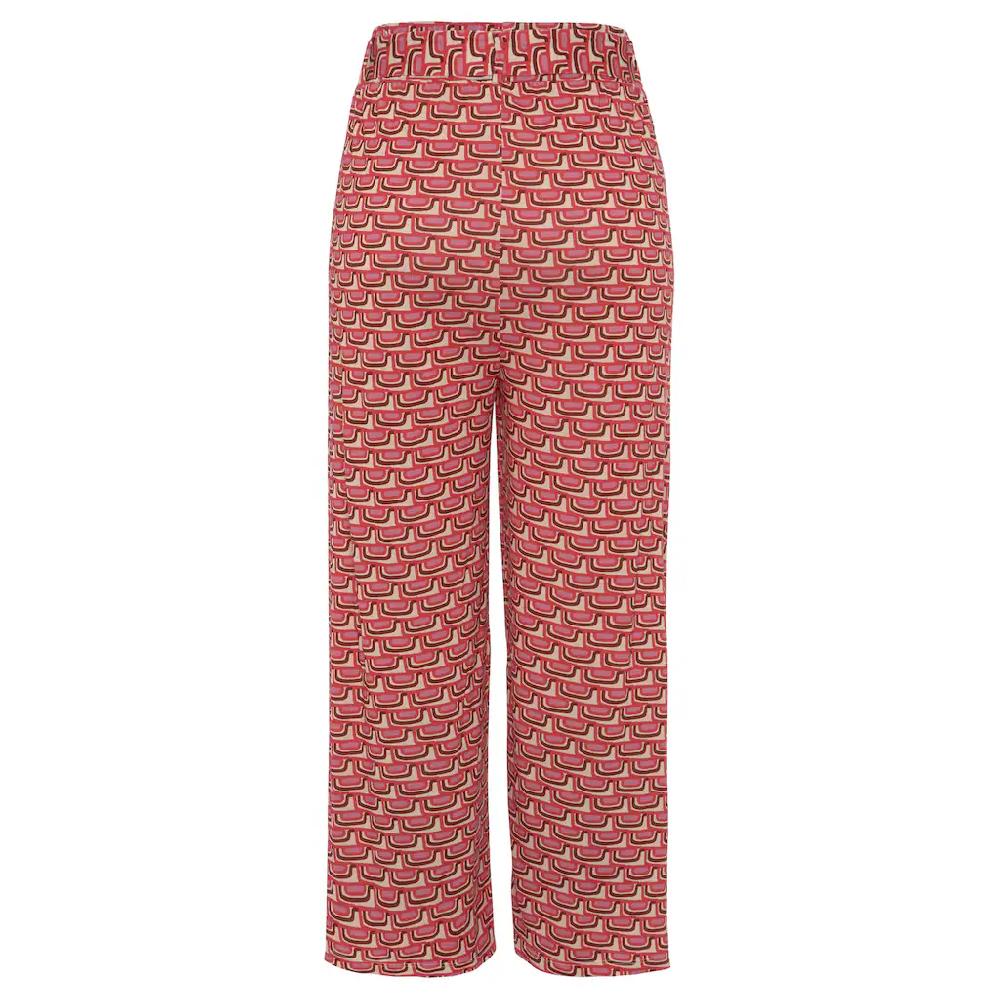 Vivance Culotte (mit Bindegürtel) Mit Retroprint Leichte Jerseyhose Sommerhose
