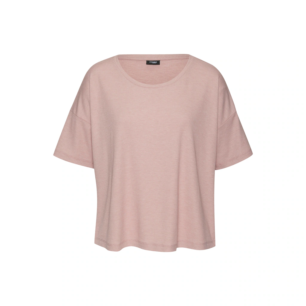 Vivance Dreams T-Shirt In Weicher Rippqualität