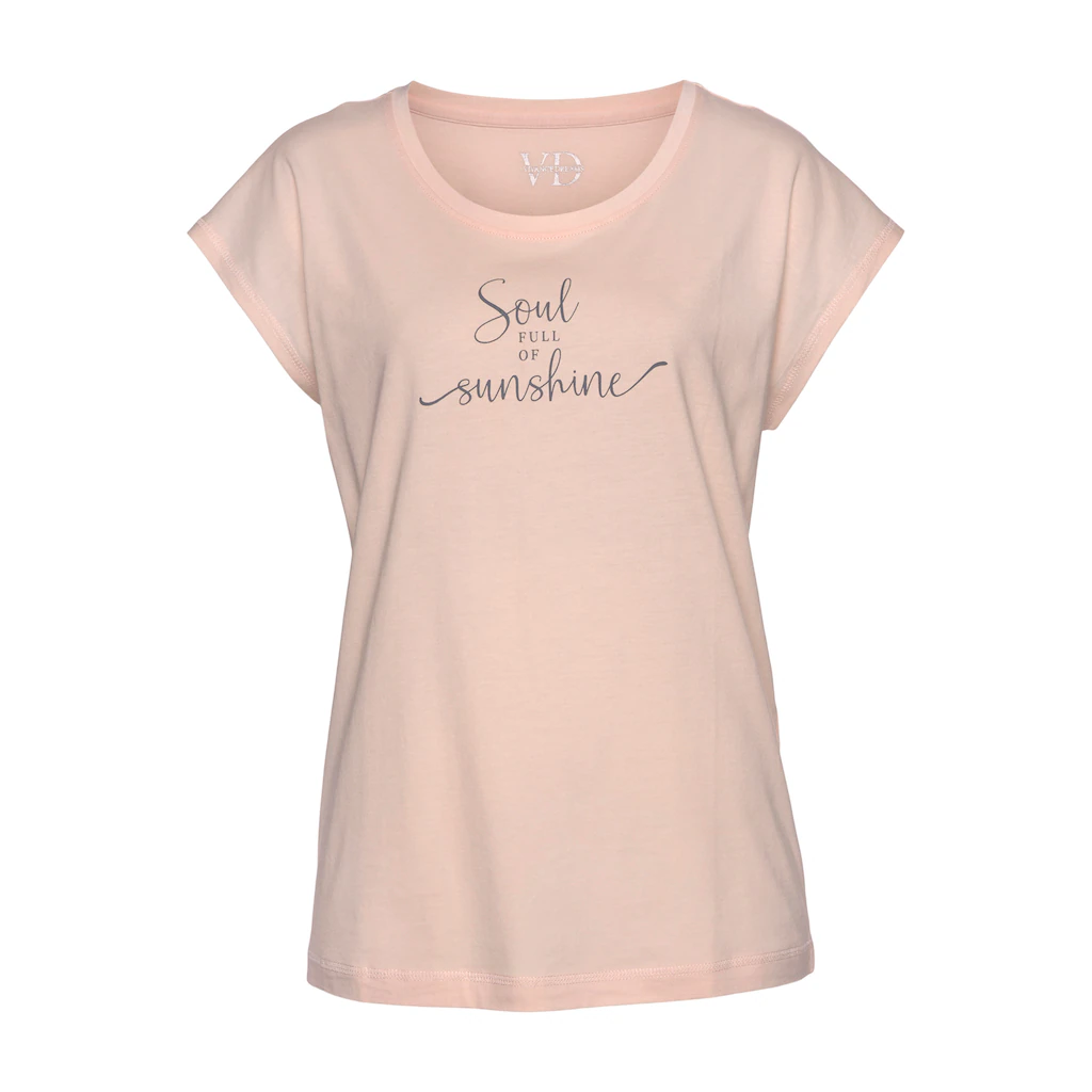 Vivance Dreams T-Shirt Mit Sommer-Statementdruck
