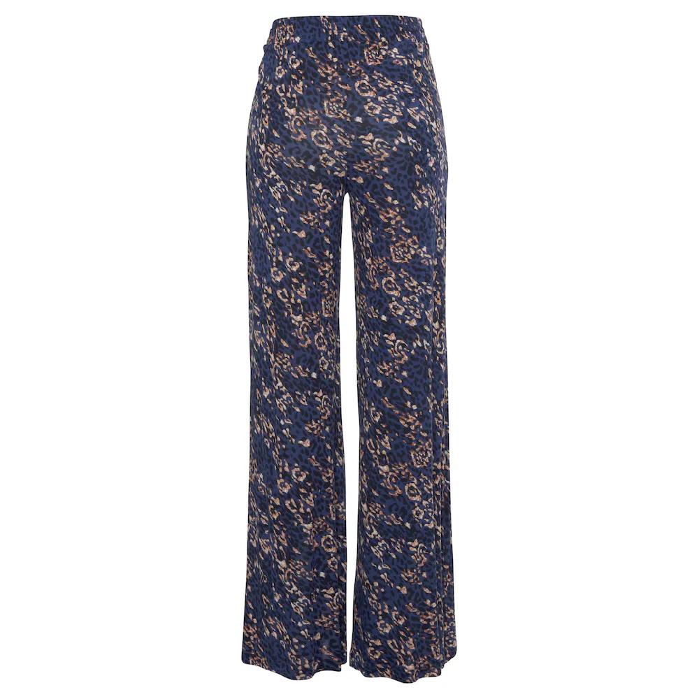 Vivance Jerseyhose Mit Alloverdruck Bequeme Sommerhose In Weiter Form Strandhose