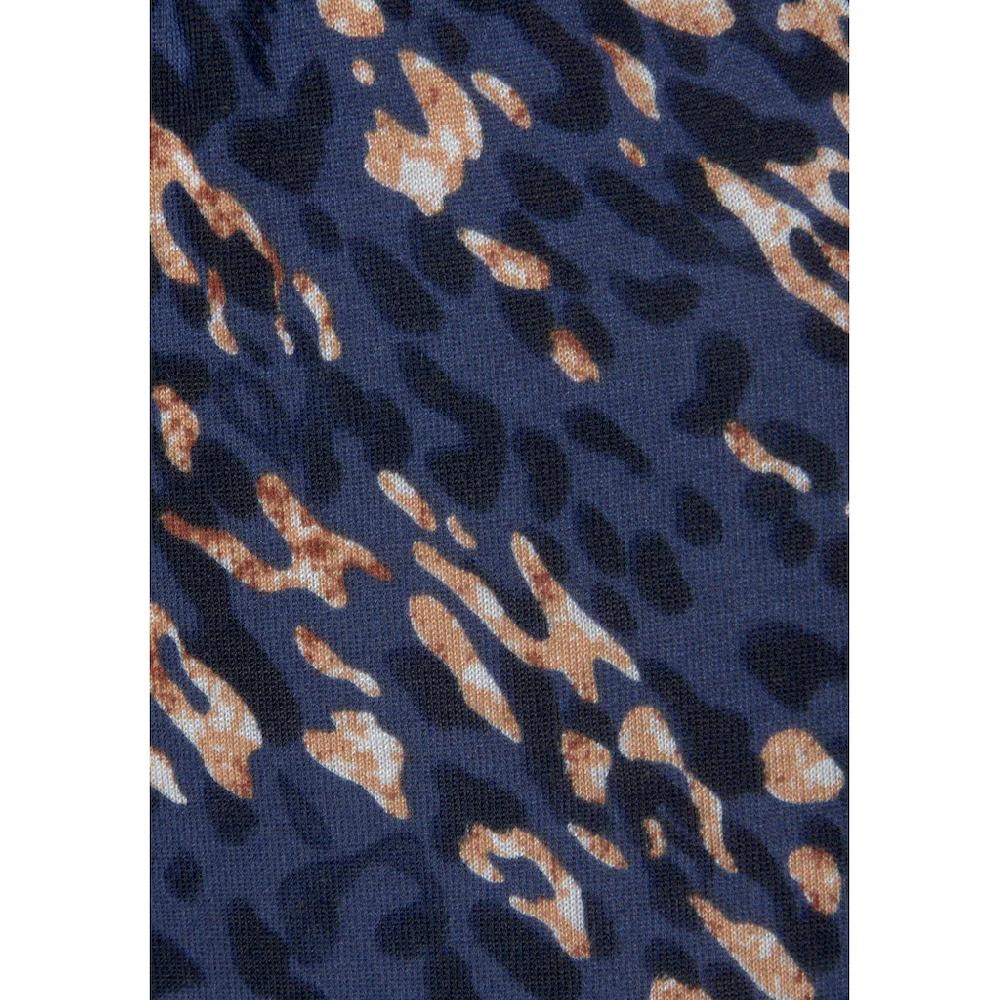 Vivance Jerseyhose Mit Alloverdruck Bequeme Sommerhose In Weiter Form Strandhose