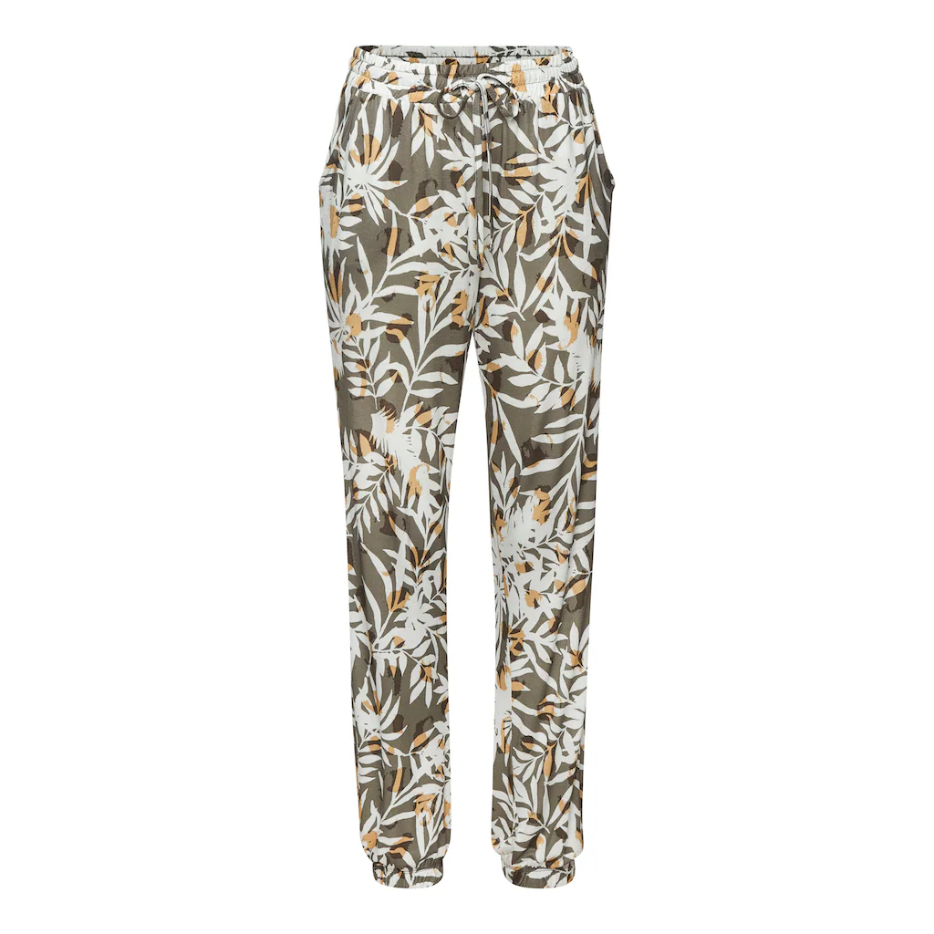 Vivance Jerseyhose Mit Alloverdruck Leichte Sommerhose Mit Taschen Strandhose
