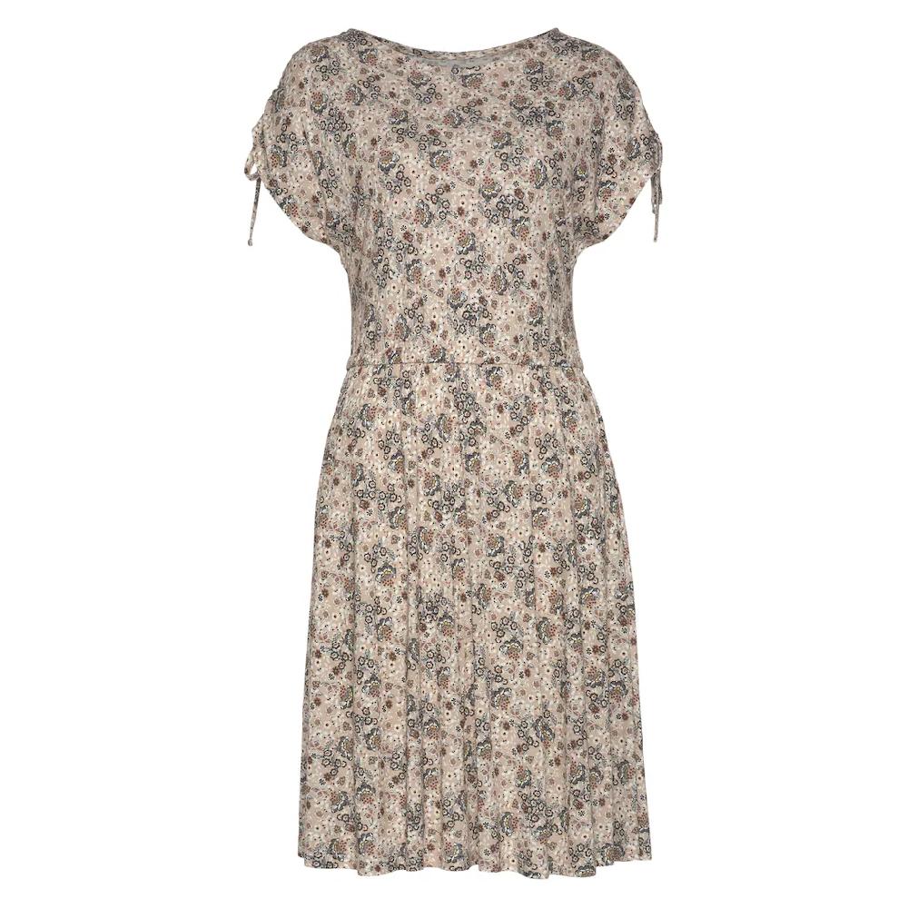 Vivance Jerseykleid Mit Blümchendruck Lockeres Sommerkleid Strandkleid