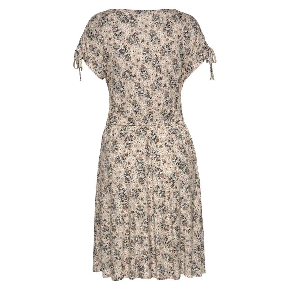 Vivance Jerseykleid Mit Blümchendruck Lockeres Sommerkleid Strandkleid