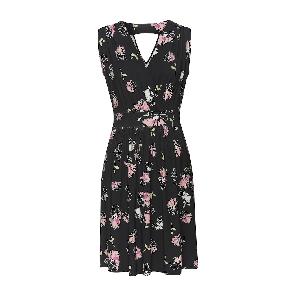 Vivance Jerseykleid Mit Blumendruck