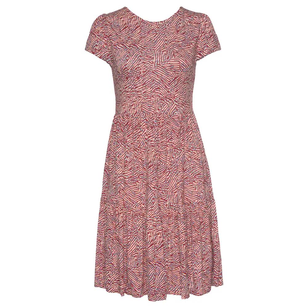 Vivance Jerseykleid Mit Rückenausschnitt T-Shirtkleid In Lockerer Passform Sommerkleid