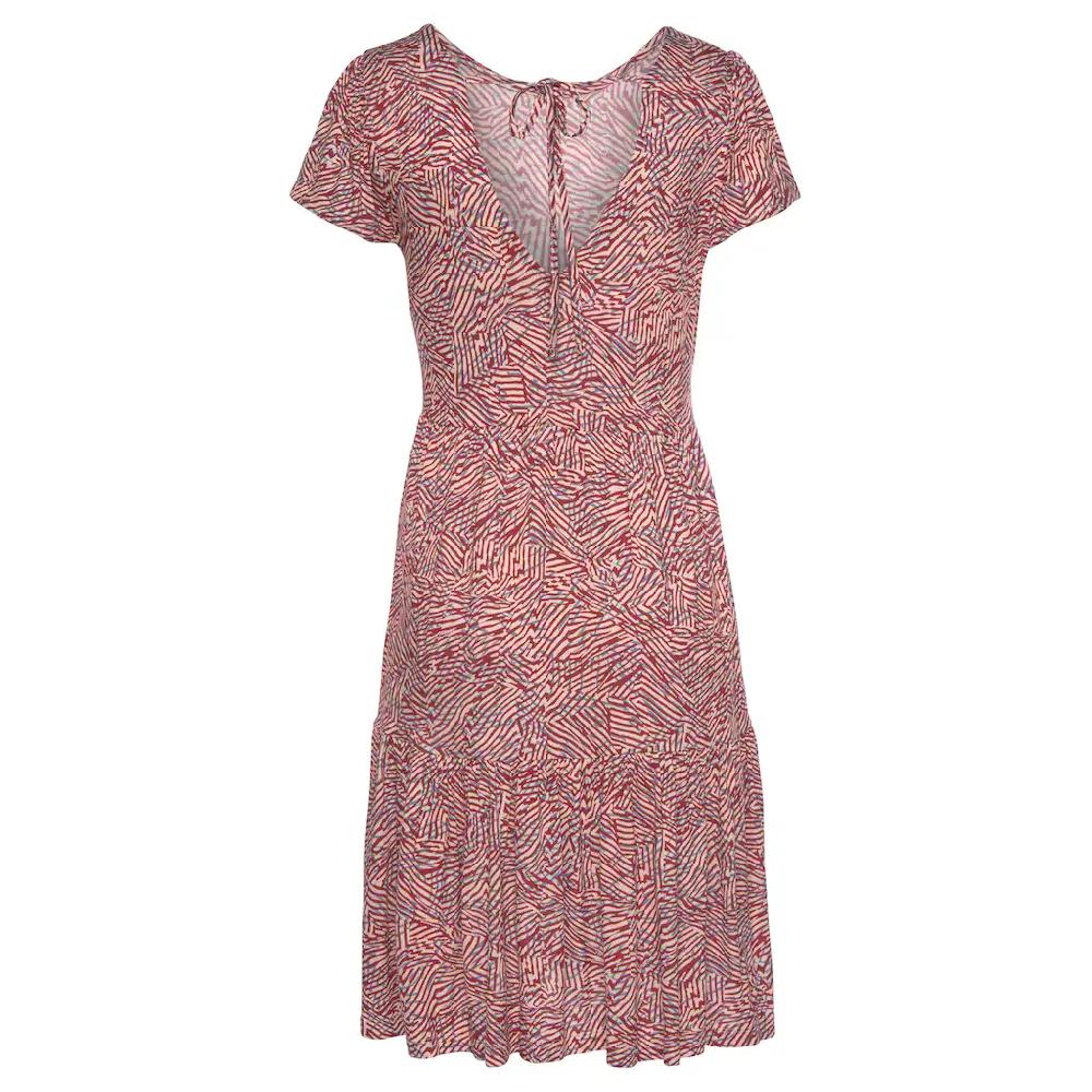 Vivance Jerseykleid Mit Rückenausschnitt T-Shirtkleid In Lockerer Passform Sommerkleid