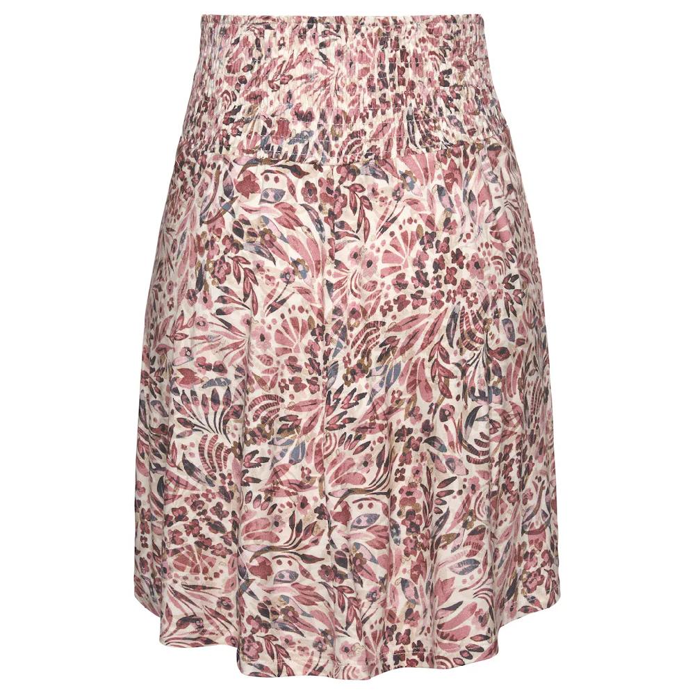 Vivance Jerseyrock Mit Blumendruck Minirock Sommerrock