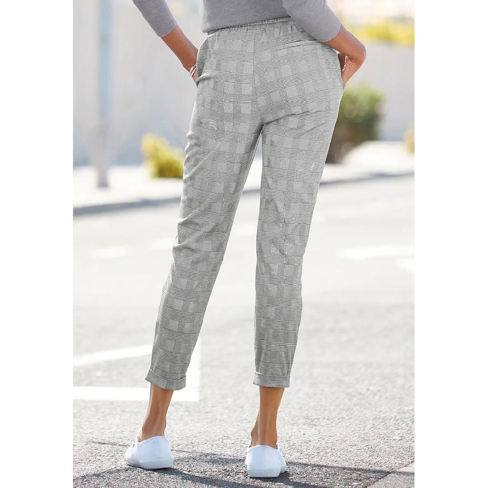 Vivance Jogger Pants Mit Karomuster Und Seitlichen Taschen Karohose