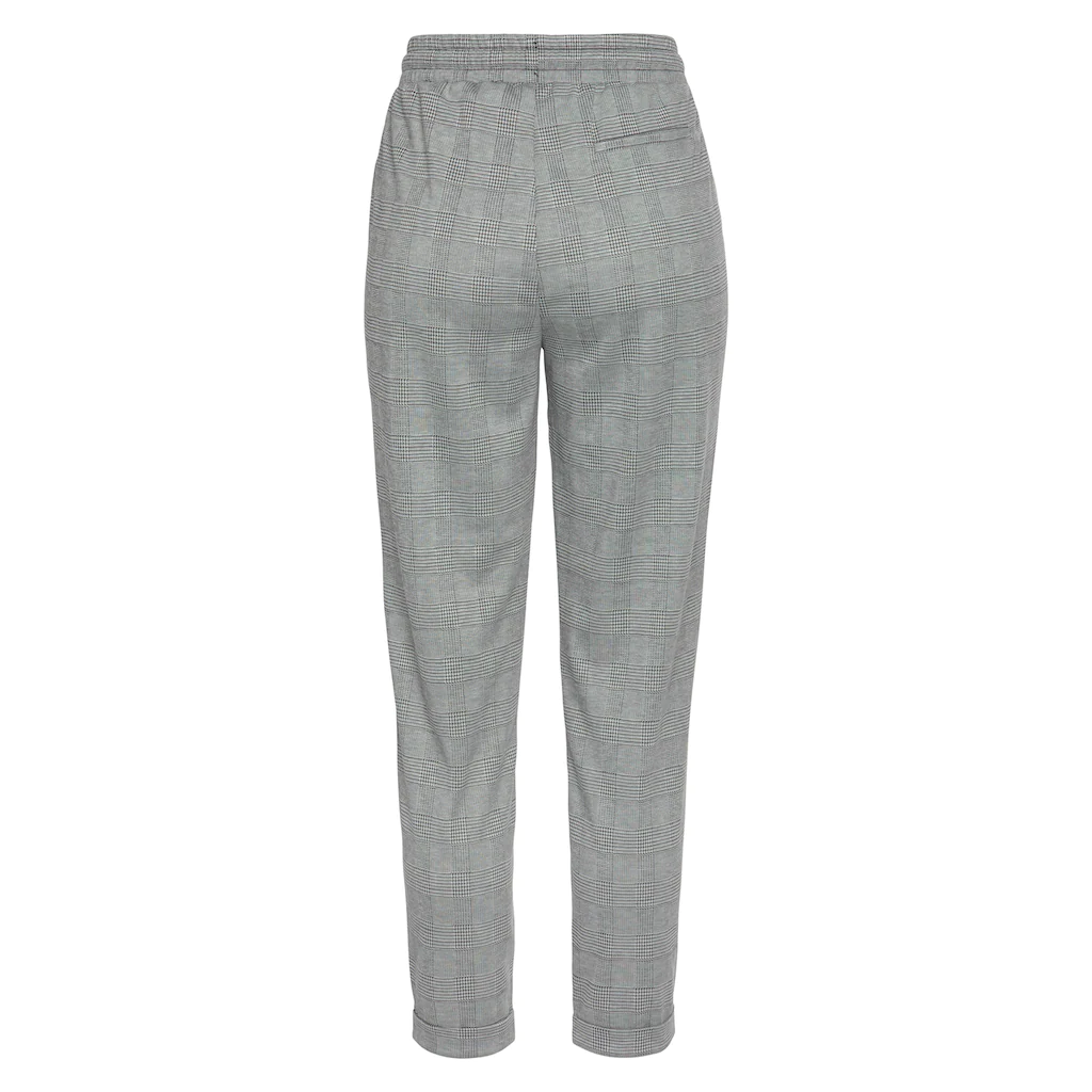 Vivance Jogger Pants Mit Karomuster Und Seitlichen Taschen Karohose