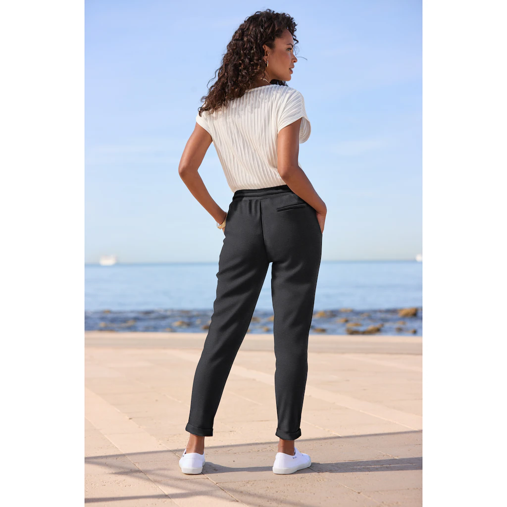Vivance Jogger Pants Mit Praktischen Eingrifftaschen Schlupfhose Casual-chic