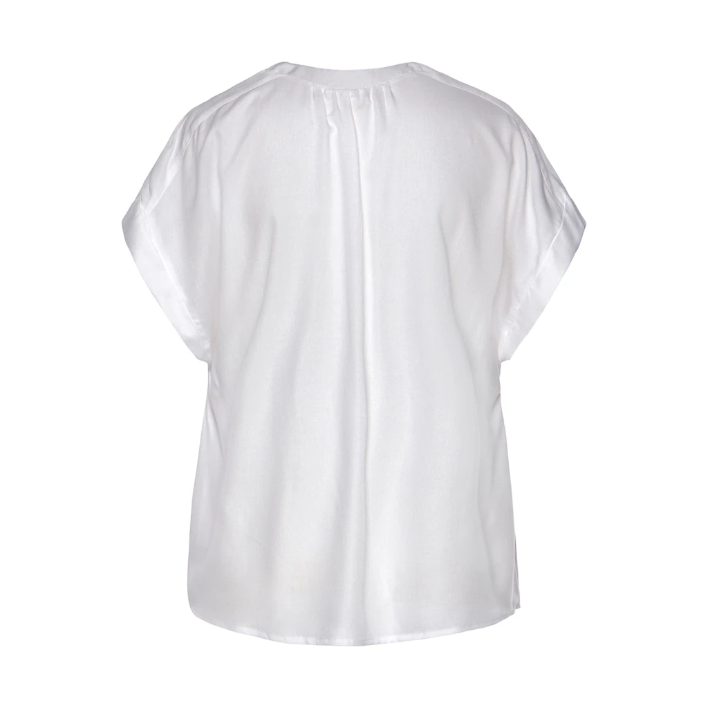 Vivance Kurzarmbluse In Lockerem Schnitt Damenbluse Casual Business-Look