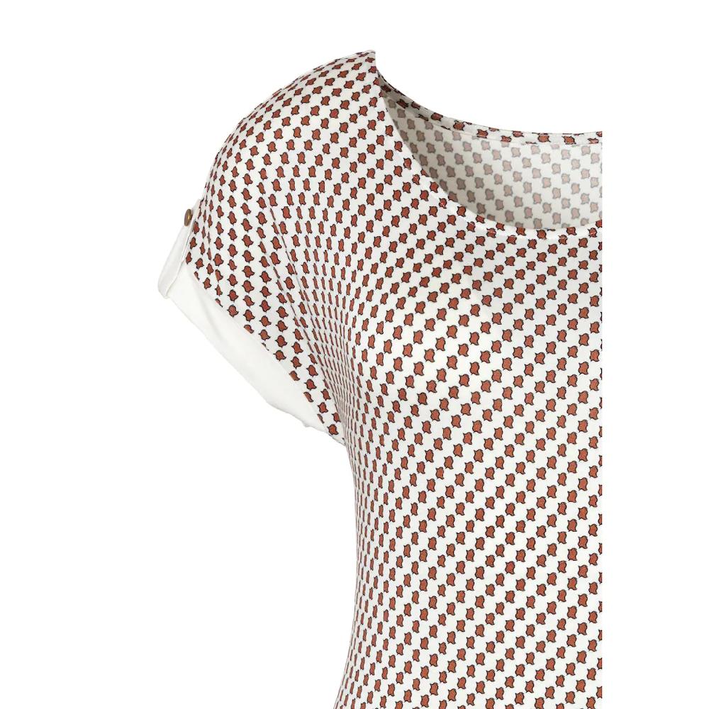 Vivance Kurzarmshirt »mit Dekorativem Ärmelsaum« Aus Weichem Viskose-Stretch