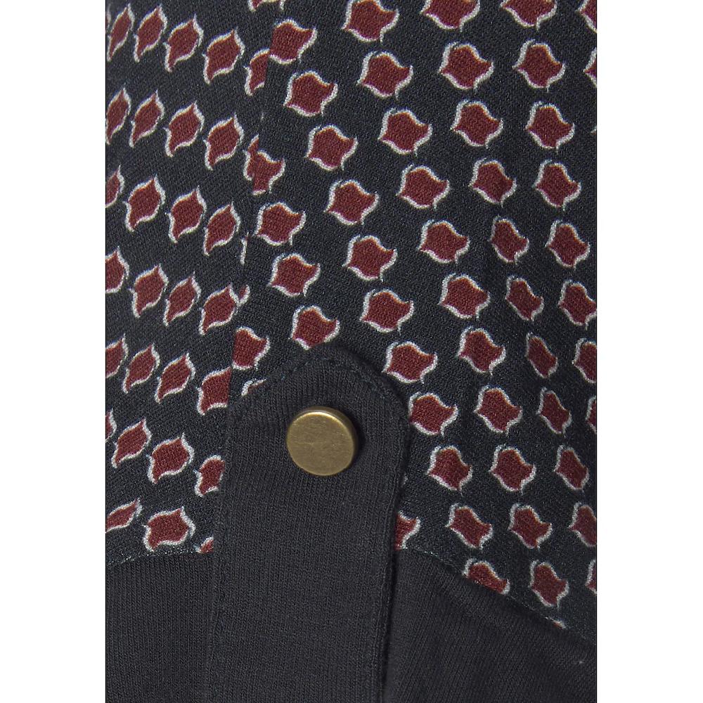 Vivance Kurzarmshirt »mit Dekorativem Ärmelsaum« Aus Weichem Viskose-Stretch