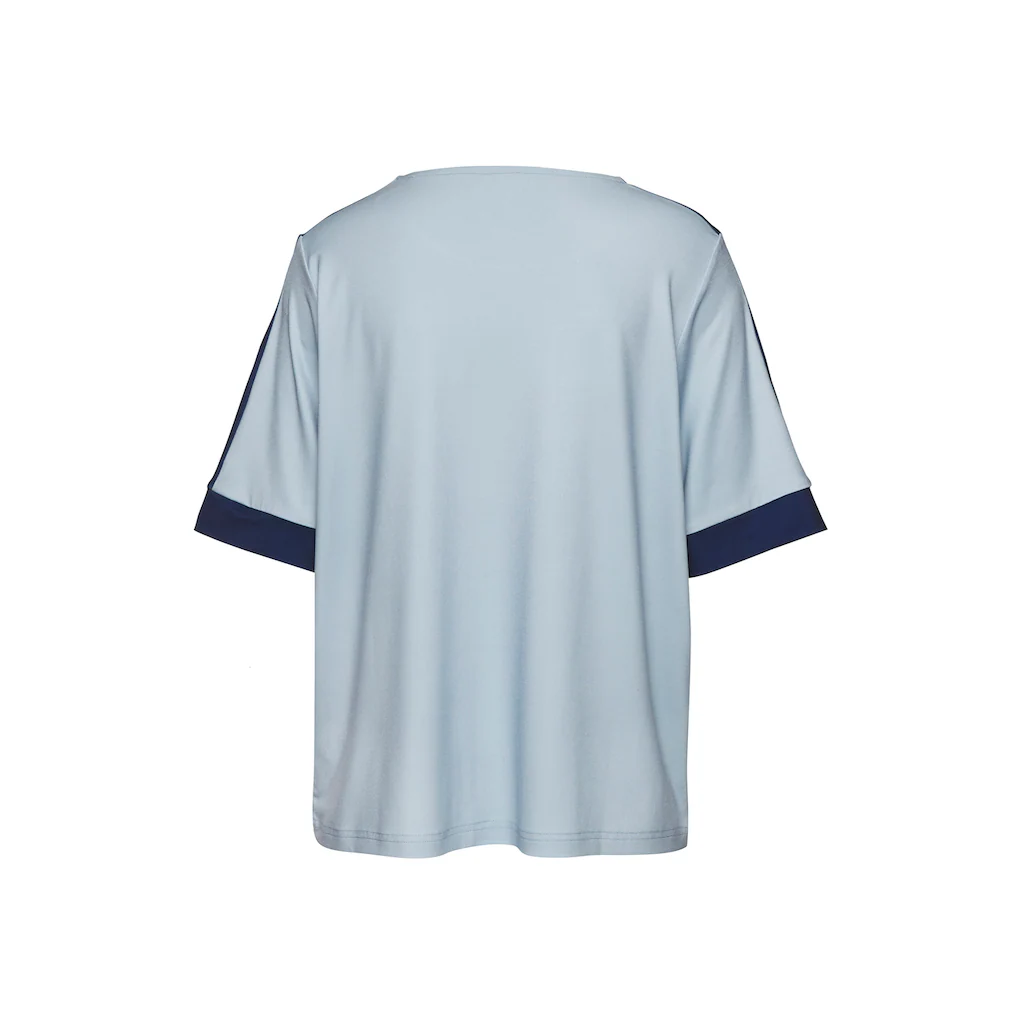 Vivance Kurzarmshirt Mit Sportlichen Kontraststreifen