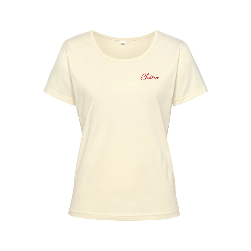 Vivance Kurzarmshirt T-Shirt Mit Stickerei Loungewear