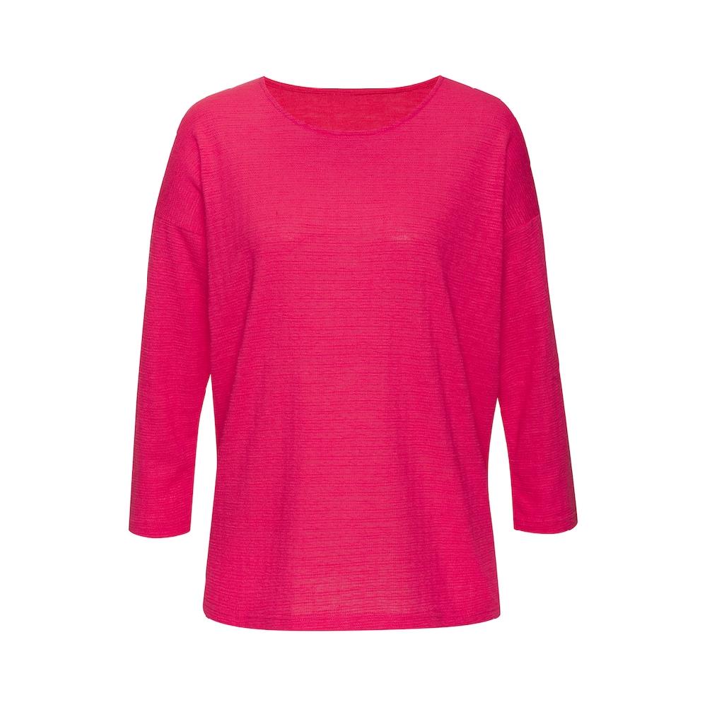 Vivance Langarmshirt »mit Modischer Struktur« (2er-Pack) Aus Bügelfreier Qualität Mit Baumwolle