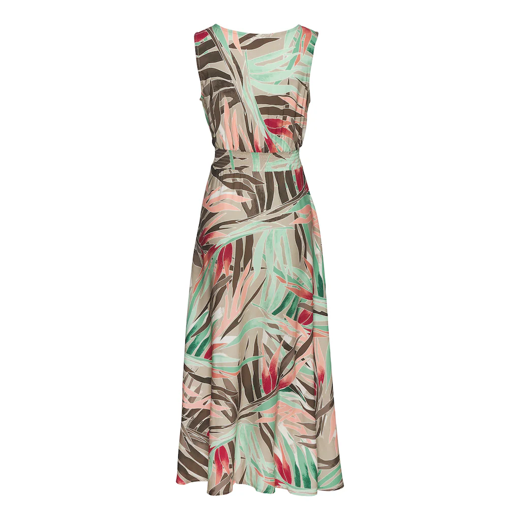 Vivance Maxikleid Aus Gewebter Viskose Langes Sommerkleid Mit Alloverprint