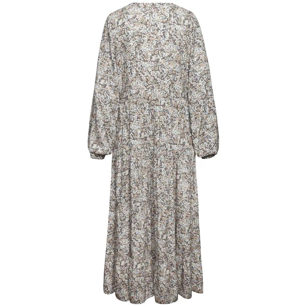 Vivance Maxikleid Mit Alloverprint Und Volants Langärmlig Druckkleid Casual-chic