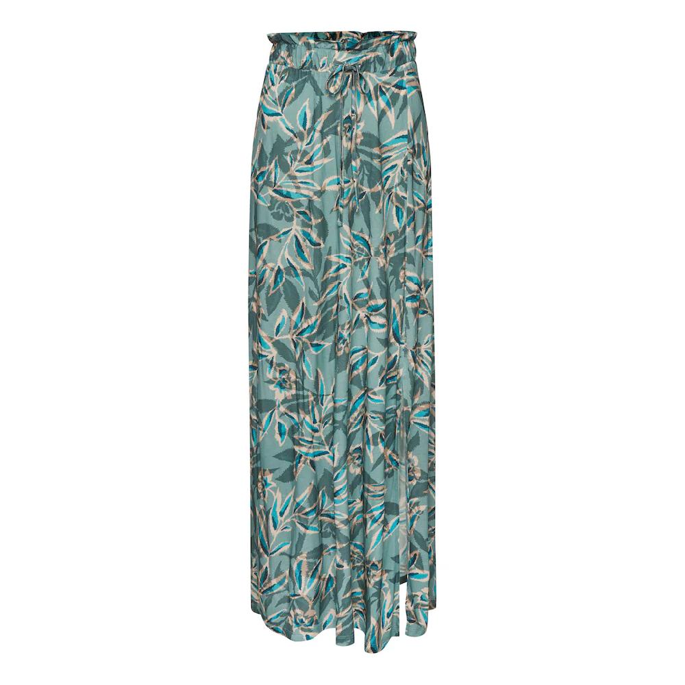 Vivance Maxirock Mit Alloverdruck Und Elastischem Bund Langer Sommerrock Mit Schlitz