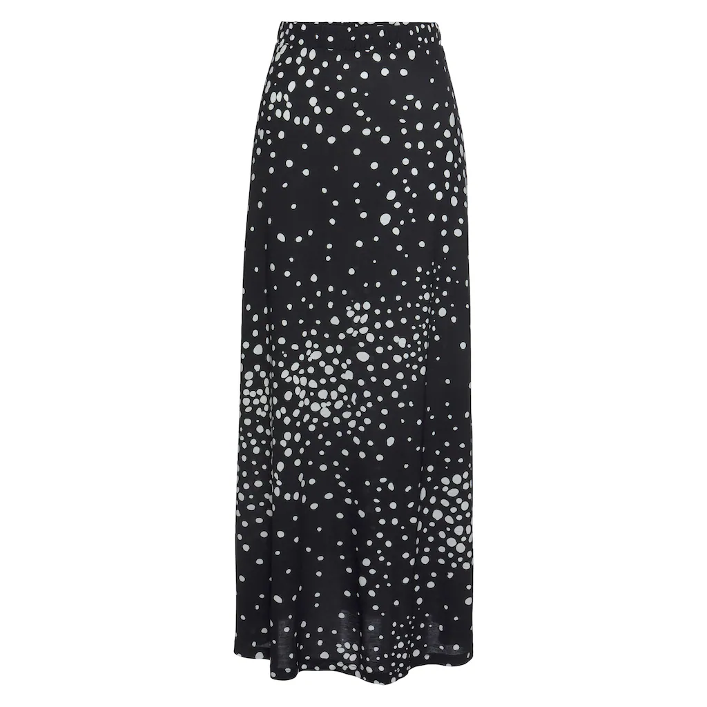 Vivance Maxirock Mit Punkteprint Und Elastischem Bund Sommerlicher Jerseyrock