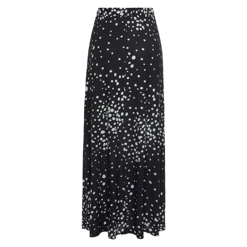Vivance Maxirock Mit Punkteprint Und Elastischem Bund Sommerlicher Jerseyrock