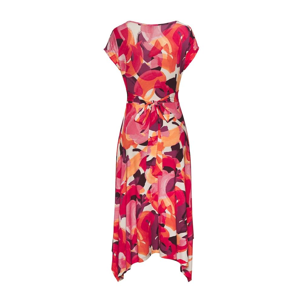 Vivance Midikleid Mit Alloverdruck Luftiges Sommerkleid In Wickeloptik Strandkleid