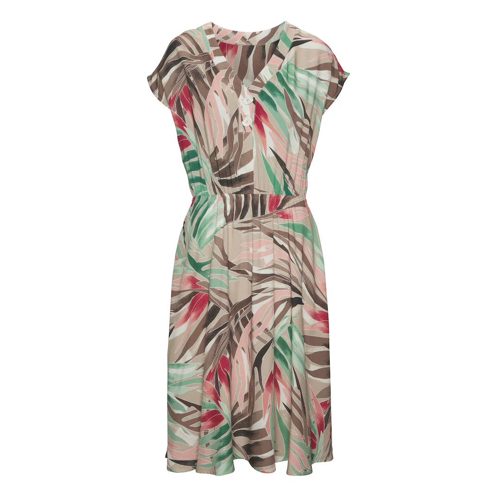 Vivance Midikleid Mit Alloverdruck Sommerkleid Weiche Viskose Druckkleid