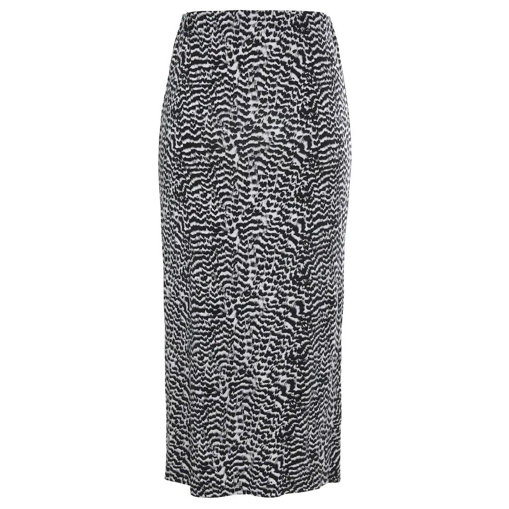 Vivance Midirock Mit Seitlicher Raffung Und Schlitz Jerseyrock In Animalprint