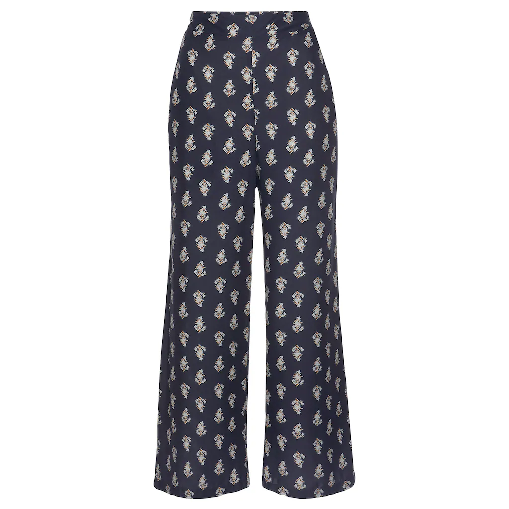 Vivance Palazzohose Mit Alloverdruck Und Taschen Schlupfhose Stoffhose