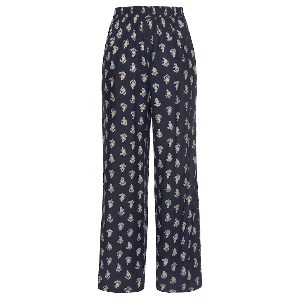 Vivance Palazzohose Mit Alloverdruck Und Taschen Schlupfhose Stoffhose