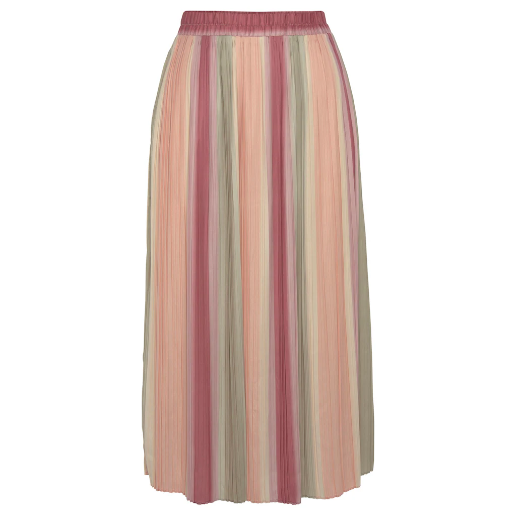 Vivance Plisseerock Mit Farbverlauf Midirock Sommerrock