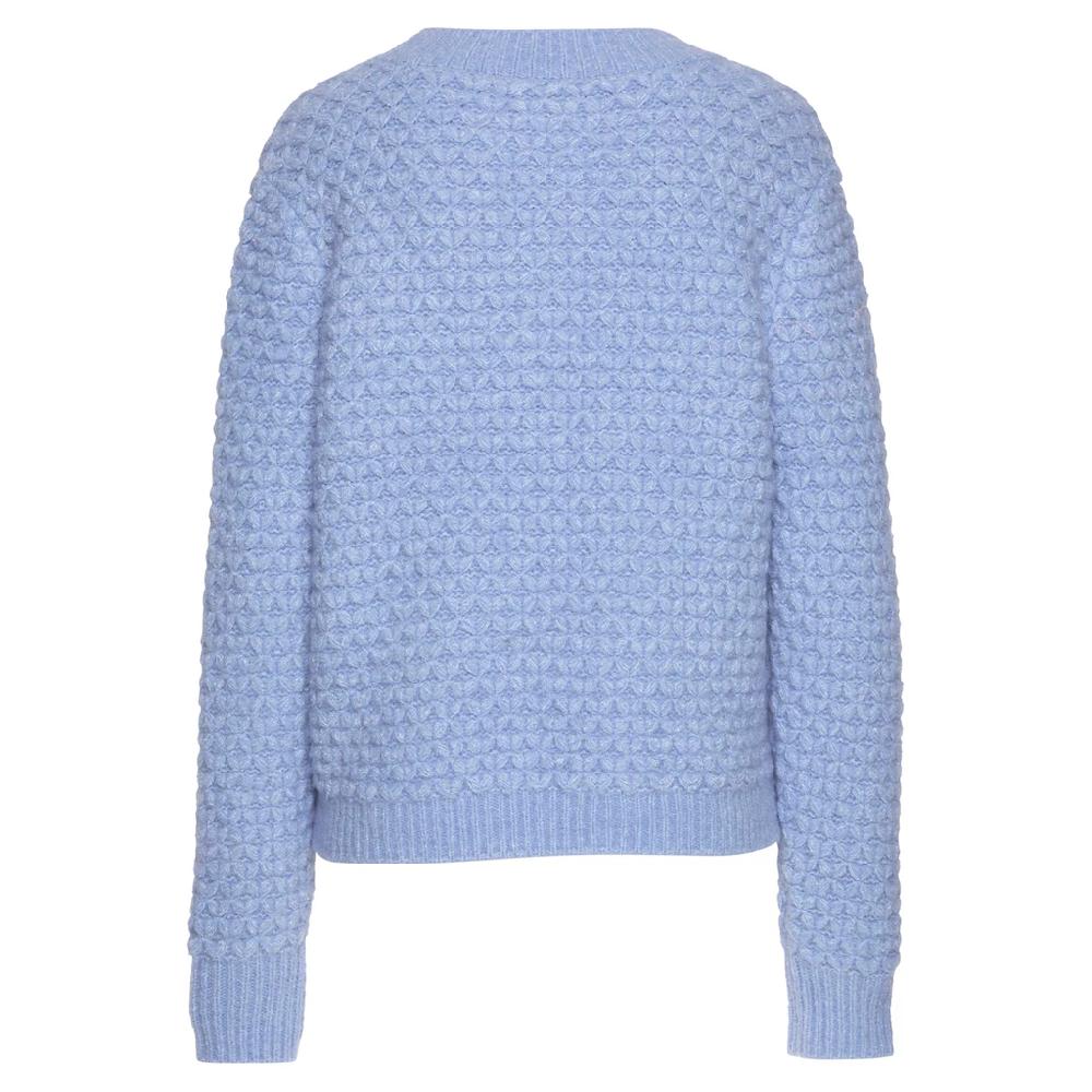 Vivance Rundhalspullover Mit Besonderem Strickmuster Lockere Passform