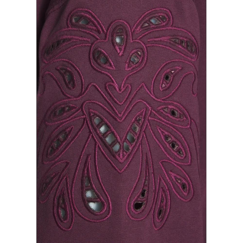 Vivance Sweatshirt Mit Lochstickerei Weicher Baumwoll-Mix