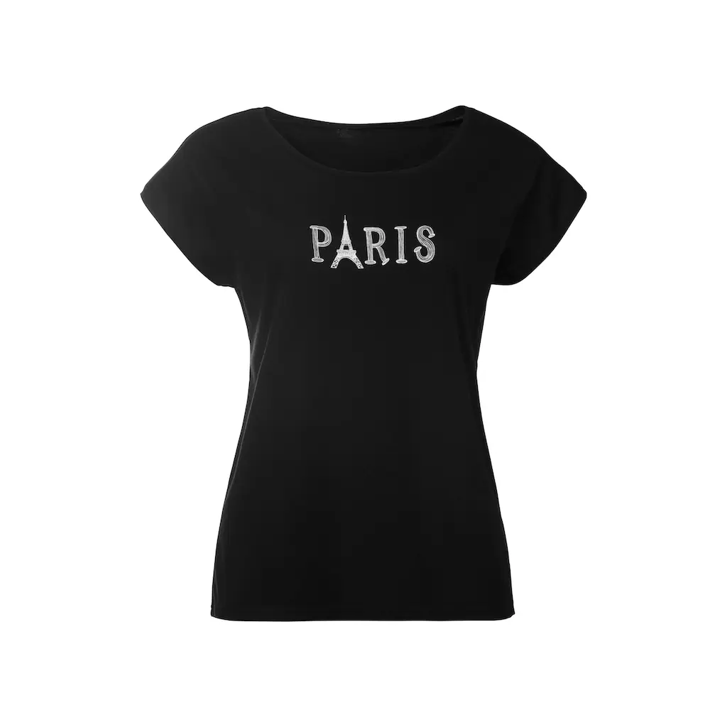 Vivance T-Shirt (2er-Pack) Mit Modischem Druck Vorn
