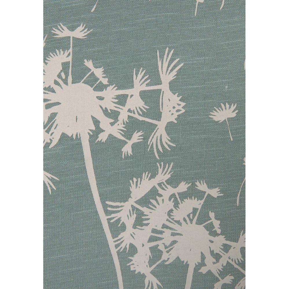 Vivance T-Shirt »mit Frontdruck "Pusteblume"« Aus Weicher Baumwoll-Qualität