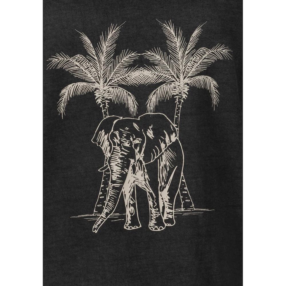 Vivance T-Shirt »mit Modischem Frontdruck« Aus Weicher Baumwoll-Qualität