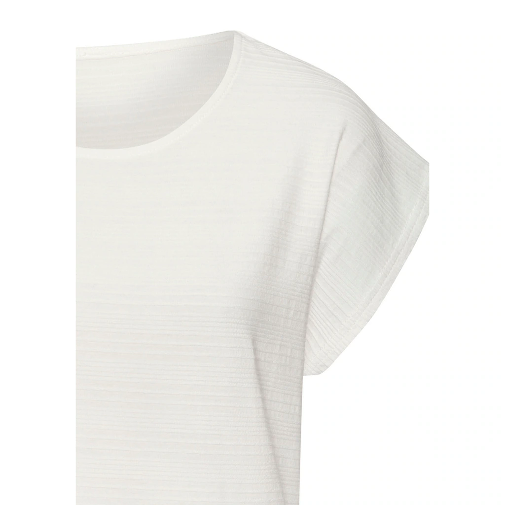 Vivance T-Shirt »mit Modischer Streifenstruktur« Aus Weicher Baumwoll-Qualität