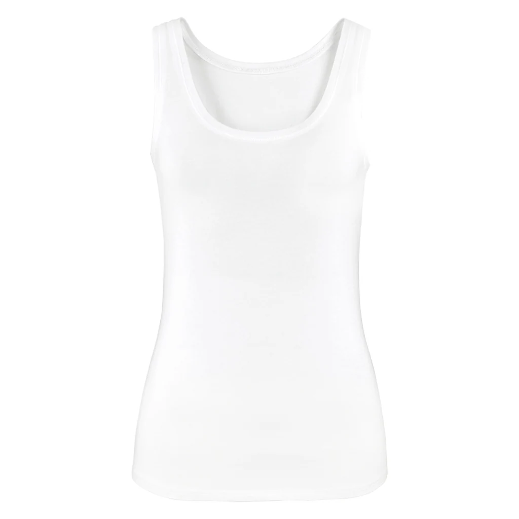 Vivance Tanktop »aus Elastischer Baumwoll-Qualität« (2er-Pack)