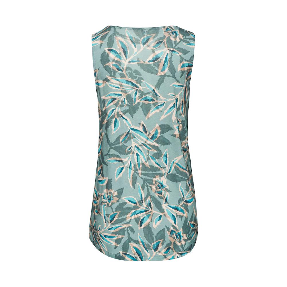 Vivance Tanktop Mit Alloverdruck Sommerliches Jerseytop Mit V-Ausschnitt