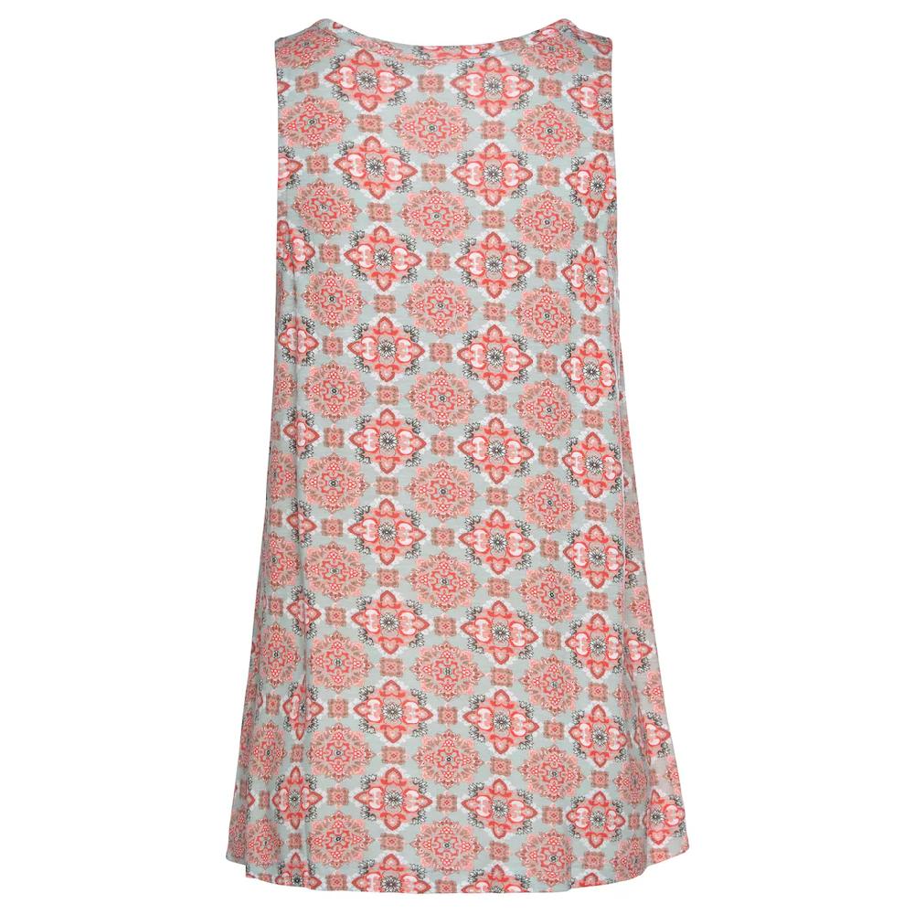 Vivance Tanktop Mit Alloverprint Und Zieraccessoires Sommerliches Damentop