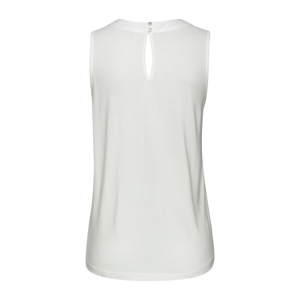 Vivance Tanktop Mit Besonderem Ausschnitt Schlichtes Sommertop Casual