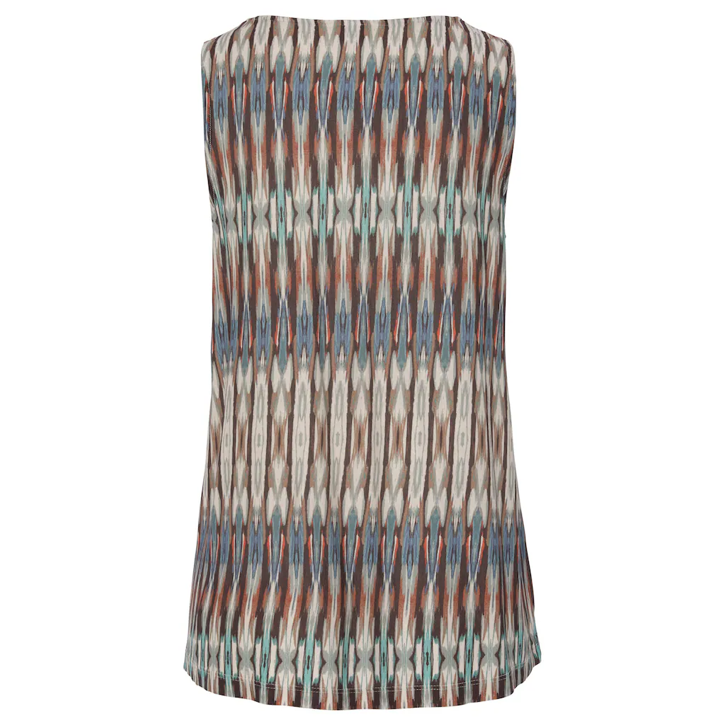 Vivance Trägertop Mit Ethnoprint Elegantes Blusentop Mit V-Ausschnitt