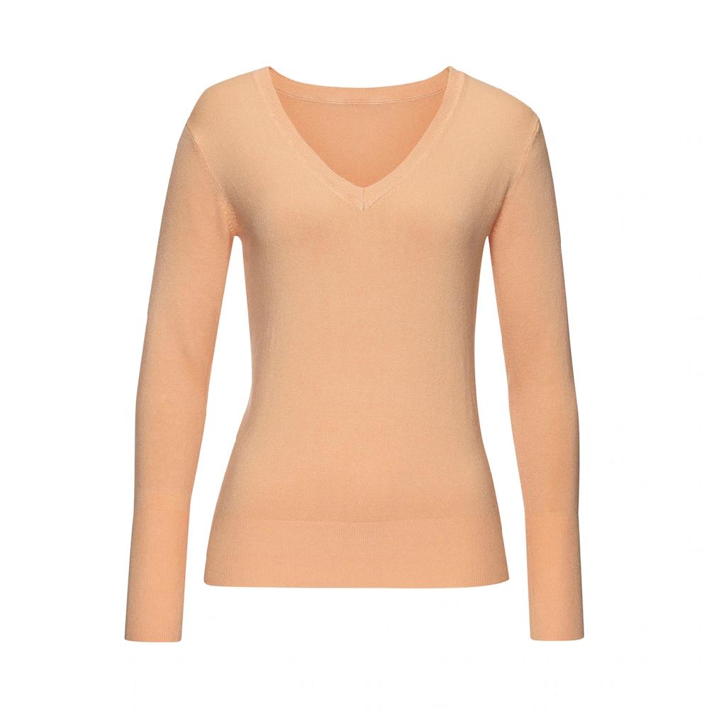 Vivance V-Ausschnitt-Pullover In Taillierter Form Weicher Strickpullover Basic Klassisch